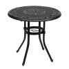 32*32*29&quot; Outdoor Cast Aluminum Round Dining Table