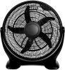 Simple Deluxe 14 Inch 3-Speed Plastic Floor Fans Oscillating Quiet for Home Commercial, Residential, and Greenhouse Use, Outdoor/Indoor, Black