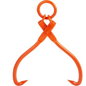 VEVOR Log Skidding Tongs, 18 inch 2 Claw Log Lifting Tongs, Heavy Duty Steel Lumber Skidding Tongs, 772 lbs/350 kg Loading Capacity, Log Lifting, Hand