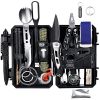 ANTARCTICA Emergency Survival Gear Kits 60 In 1, Outdoor Survival Tool With Emergency Bracelet Whistle Flashlight Pliers Pen Wire Saw For Camping, Hik