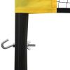 Badminton Net Yellow and Black 236.2"x61" PE Fabric