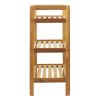 Oceanstar 3-Tier Bamboo Shoe Rack, Natural