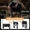 Foldable Folding Wagon, ATV with Large Capacity, Heavy Duty Folding Wagon Portable, Foldable Wagon for Sports, Shopping, Camping 150L
