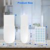 Plug-In Indoor Flying Insect Trap 5 Glue Boards UV Light Mosquito Killer With Night Light Dimmable Brightness Fly Odorless Safe Bug Zapper for Gnat Mo