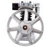 VEVOR Air Compressor Pump 3HP 11.8CFM Air Compressor Head Pump 115PSI Single Stage Twin Cylinder Aluminum Air Compressor Head Piston Style Splash Lubr