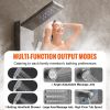 VEVOR Shower Panel System, 6 Shower Modes, LED & Screen Hydroelectricity Shower Panel Tower, Rainfall, Waterfall, 5 Massage Jets, Tub Spout, Handheld