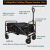 Foldable Folding Wagon, ATV with Large Capacity, Heavy Duty Folding Wagon Portable, Foldable Wagon for Sports, Shopping, Camping 150L