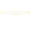 Badminton Net Yellow and Black 236.2"x61" PE Fabric