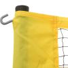 Badminton Net Yellow and Black 236.2"x61" PE Fabric