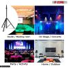 5 Core Speaker Stand Tripod Floor Heavy Duty Adjustable Up to 72 Inch DJ Studio Monitor Stands Pole Mount  - SS HD 1PK BLK BAG